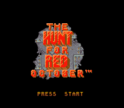 Hunt for Red October screenshot 2 for Super Nintendo